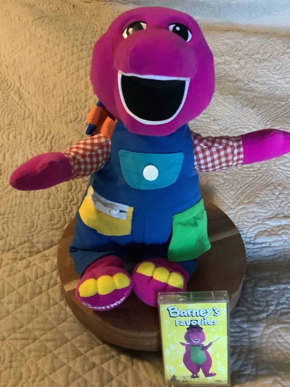 Barney Plush Dress Me Stuffed Toy